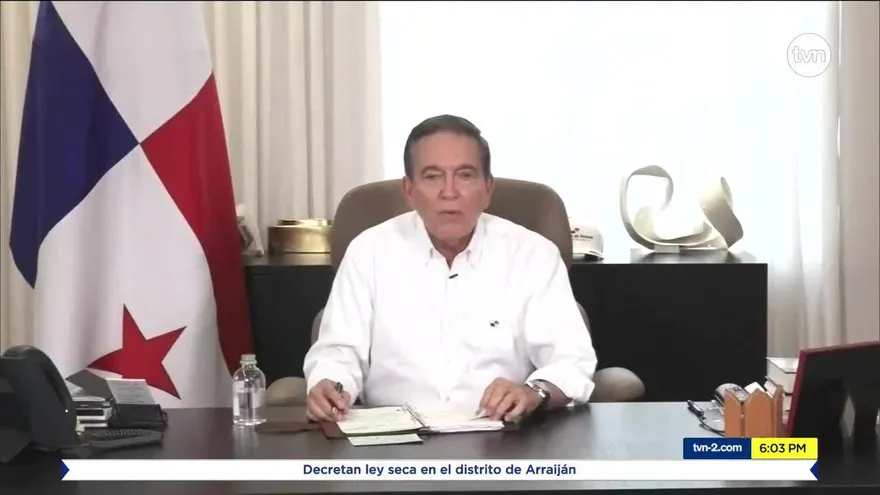 Presidente Cortizo anuncia cuarentena total