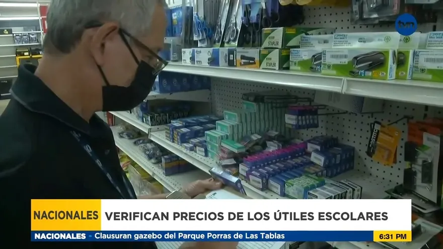 Verifican precios de útiles escolares en Veraguas