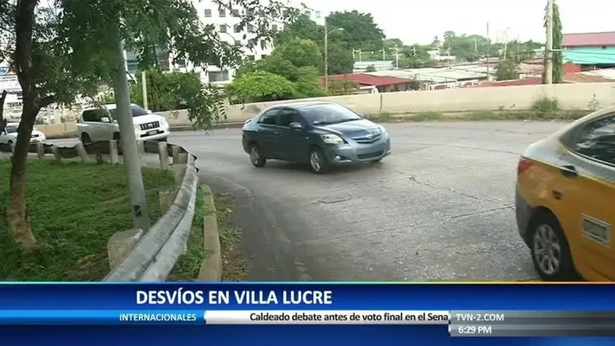 Nuevas adecuaciones viales por trabajos de la estación de la Línea 2 del Metro en Villa Lucre