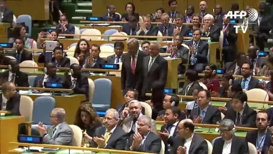 ONU designa a Antonio Guterres nuevo secretario general