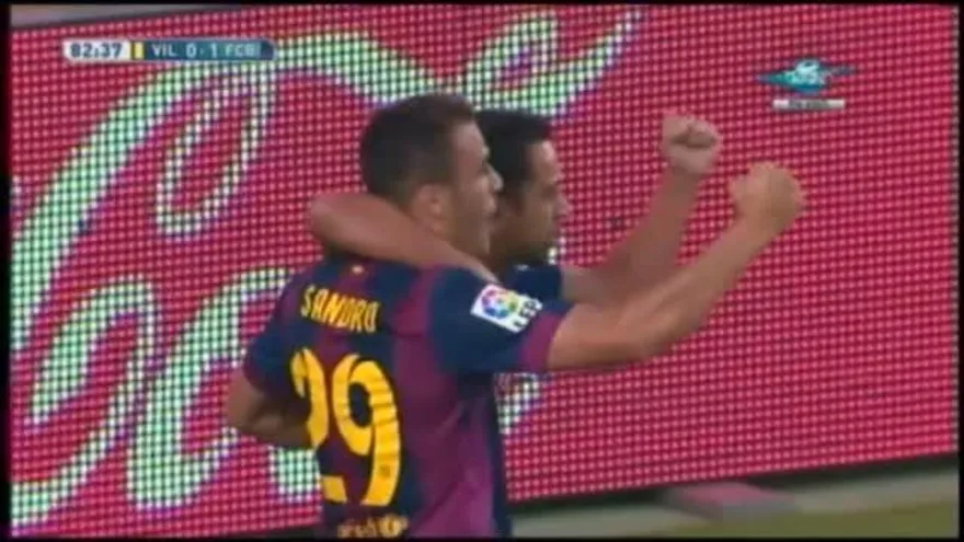 Villarreal 0-1 Barcelona / Gol Sandro Ramirez