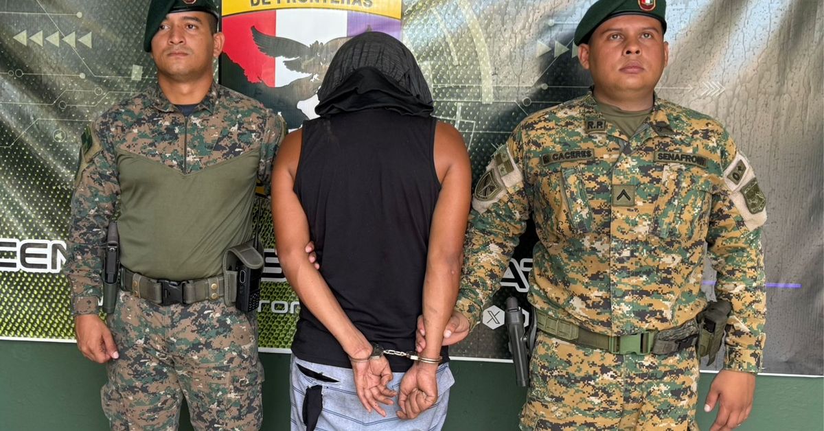 Cae presunto violador en Chiriquí durante un recorrido que realizaba Senafront