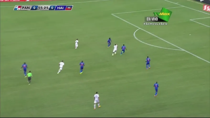 Gol de Panamá, Quintero marca el 1-0 al min. 56