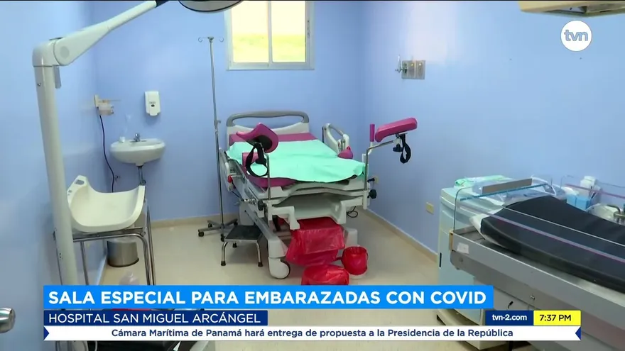 Hospital tiene sala especial para embarazadas con COVID-19