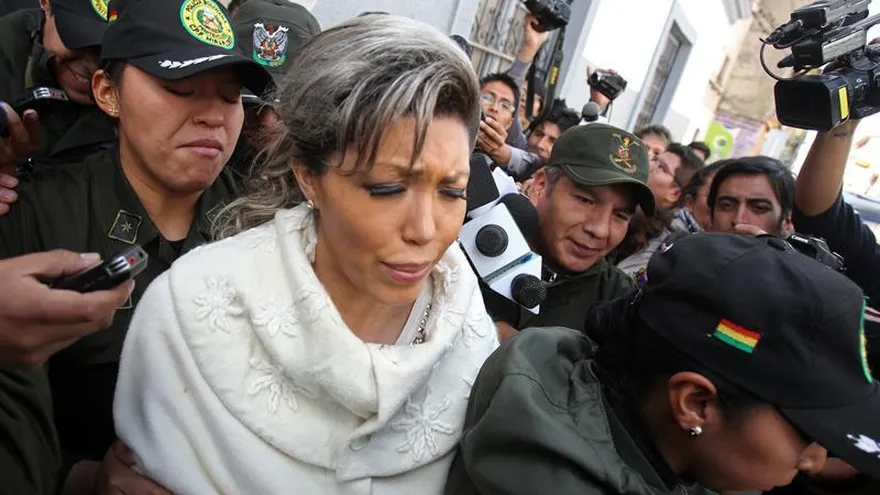 La boliviana Gabriela Zapata, expareja del presidente Evo Morales.