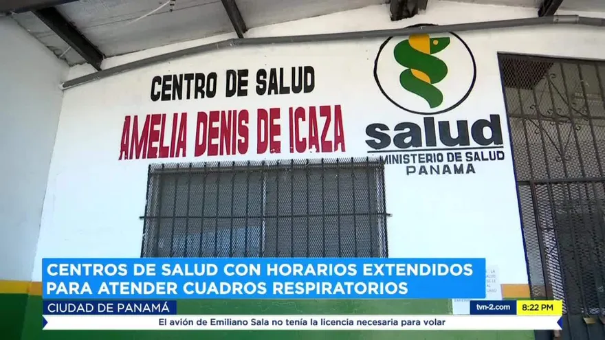 Centros de salud con horarios extendidos para atender cuadros respiratorios