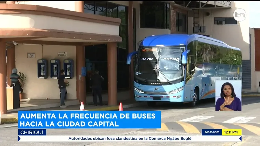 AUMENTAN FRECUENCIA DE BUSES PMA DAVID