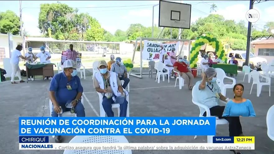 Coordinan jornada de vacunación masiva en Chiriquí