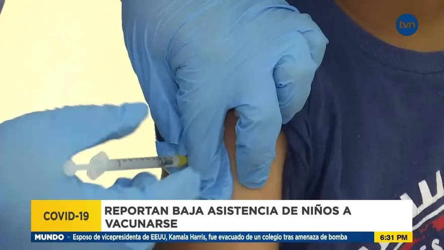 Reportan baja asistencia de niños a vacunarse