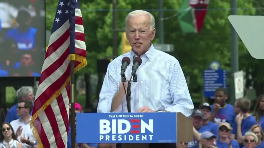 Joe Biden lanza su campaña para la presidencia de Estados Unidos
