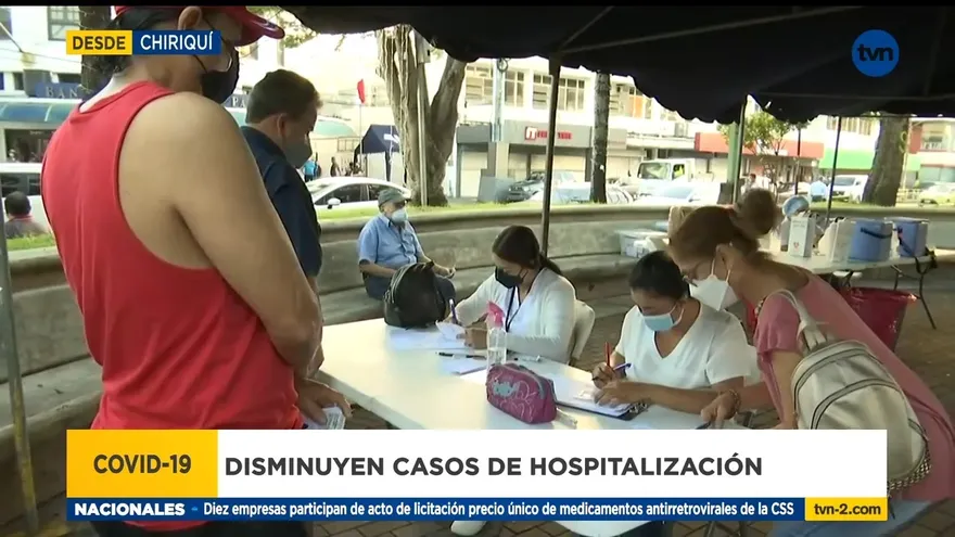 Se reducen los casos de hospitalización por covid-19 en Chiriquí