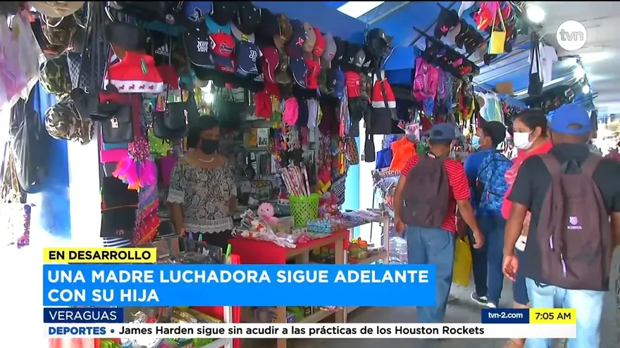 Historia de una madre veragüense luchadora