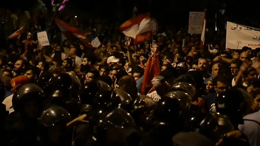 Continúan las protestas en Beirut por la 'crisis de la basura'
