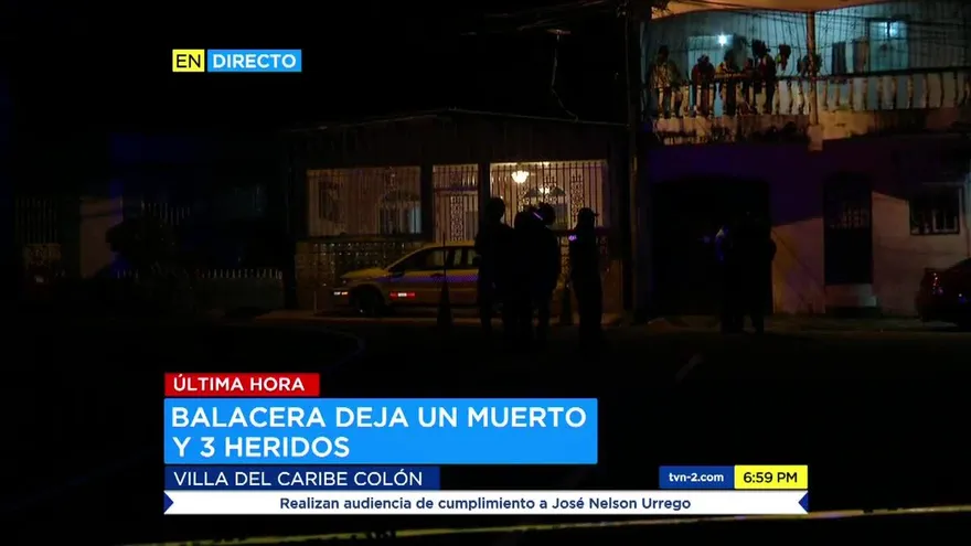 Una menor muere en balacera en Colón