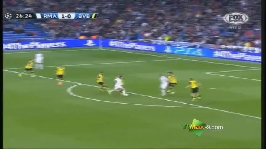 Excelente gol de Isco - Real Madrid 2-0 Borussia Dortmund