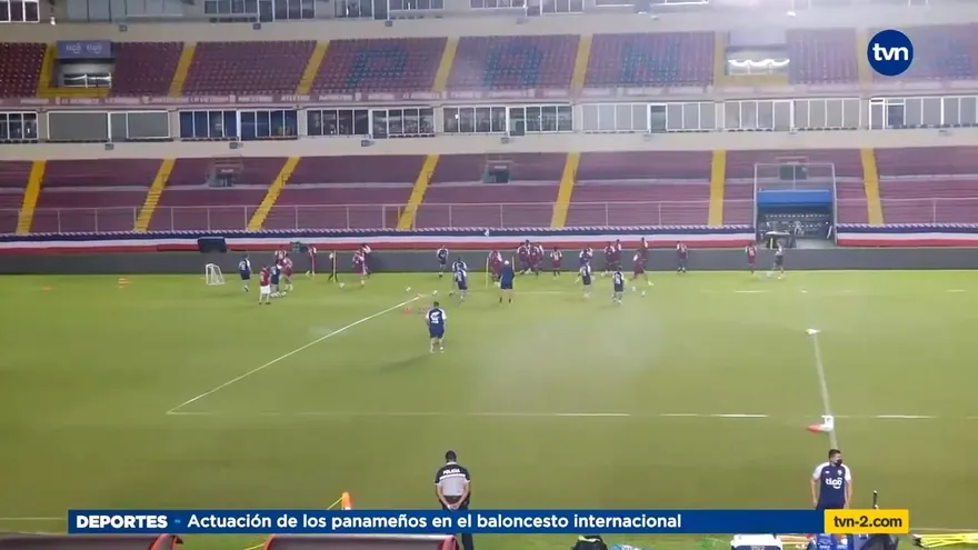 La selección de Panamá entrenó en el estadio Rommel Fernández Gutiérrez