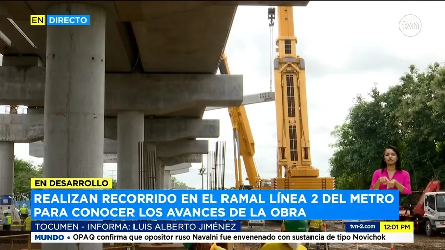 Avanza construcción de Línea 2 del Metro
