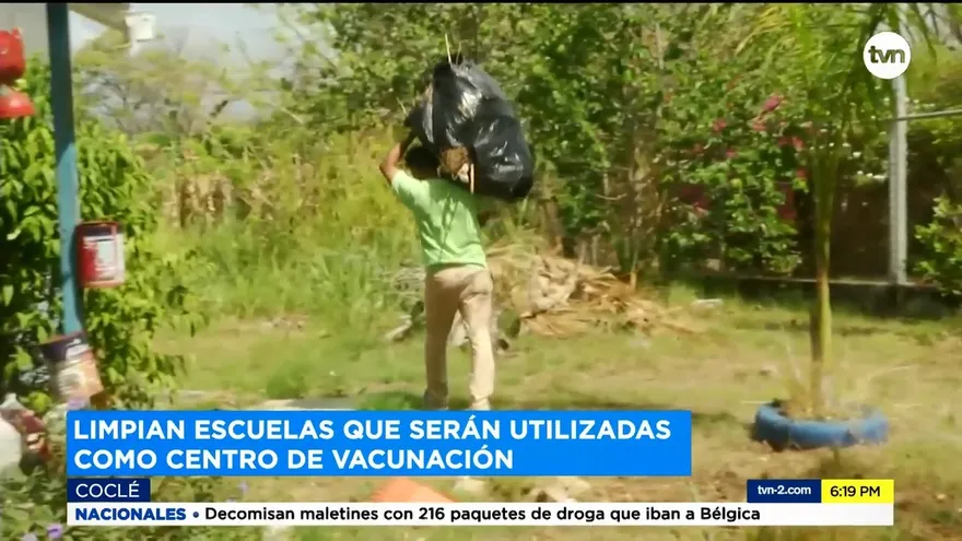 Sigue las jornadas de limpiezas en escuelas de Coclé