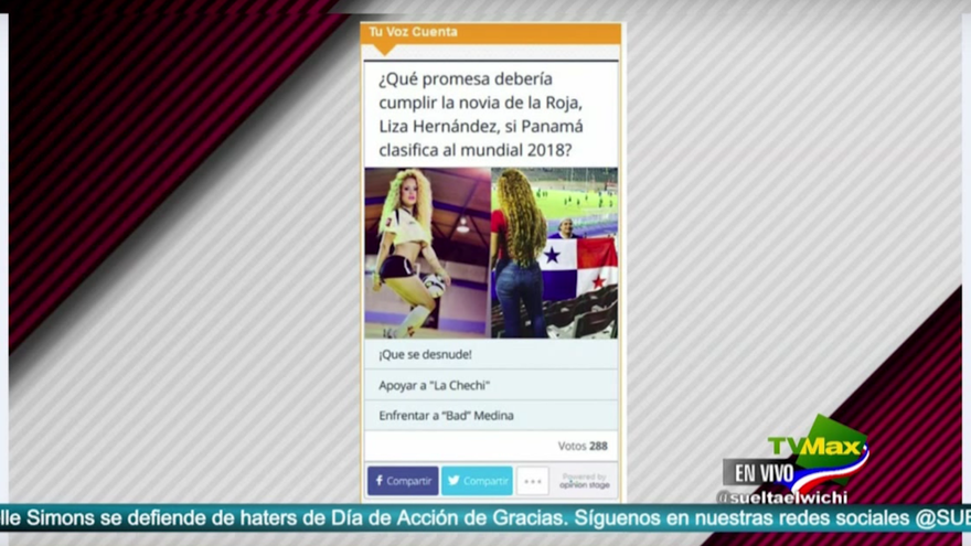 Le piden a Liza Hernández que se desnude