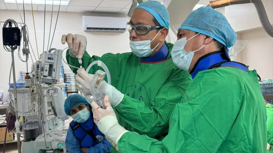 Cirujanos del hospital de Chitré realizaron la primera angioplastia.
