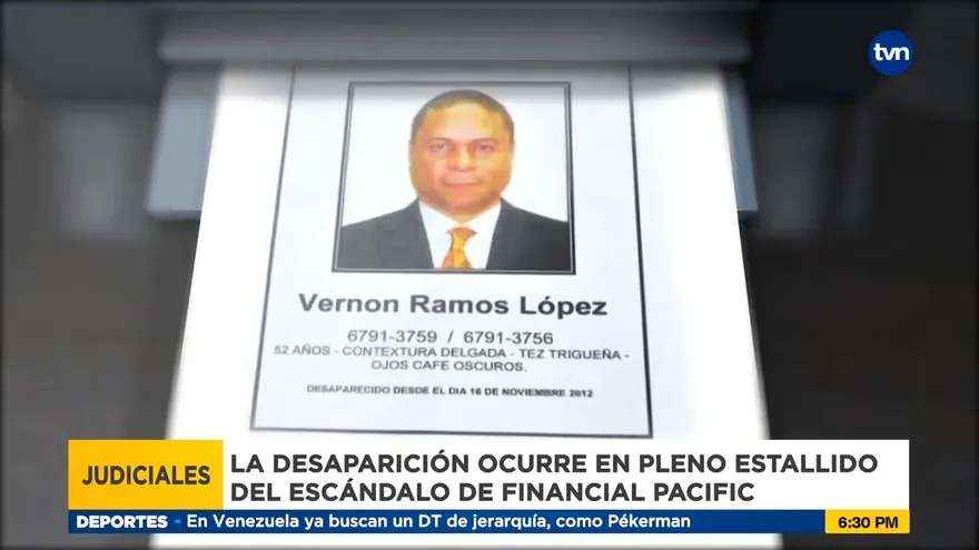 La desaparición de Vernon Ramos, un caso inconcluso