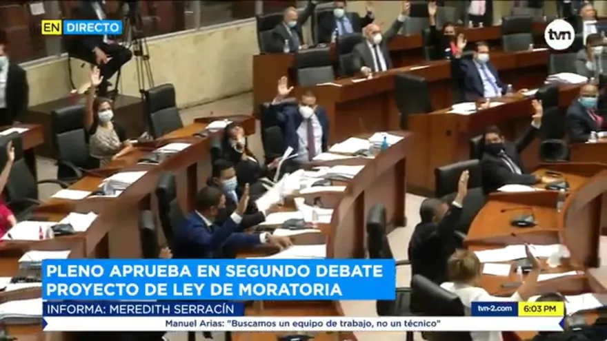 Pleno de la Asamblea aprueba en segundo debate proyecto de moratoria