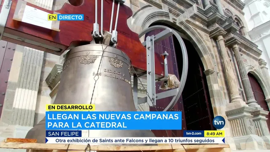 Llegan nuevas campanas de la catedral