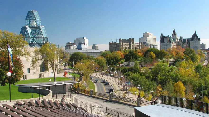 Panorámica de Ottawa, una de las ciudades afectadas por las lluvias.