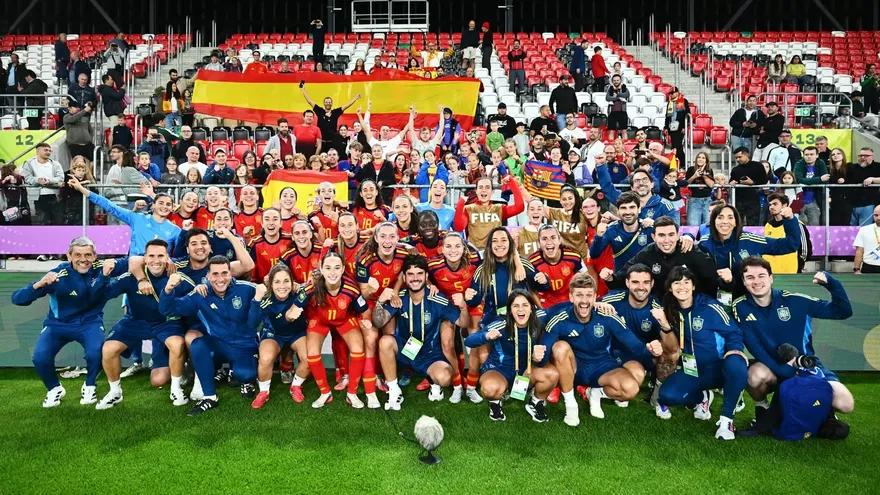 Integrantes de la Selección Femenina Sub-20 de España