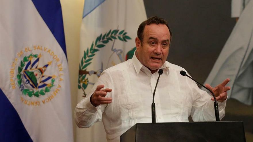 El presidente de Guatemala, Alejandro Giammattei