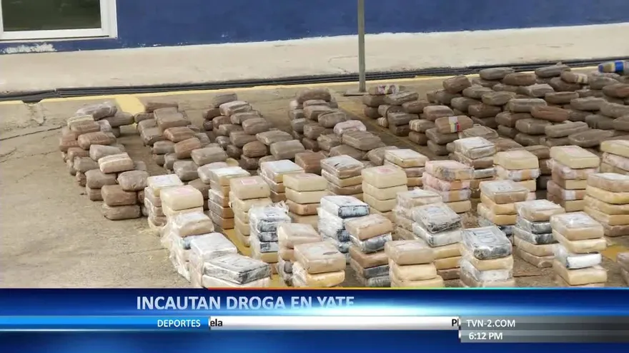 Incautan más de una tonelada de  droga