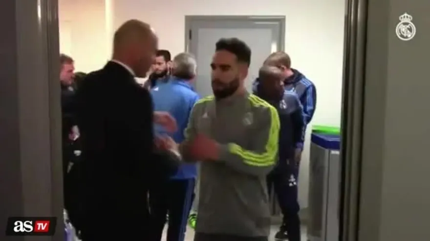 Lo bien que se ve el vestuario del Real Madrid con Zidane