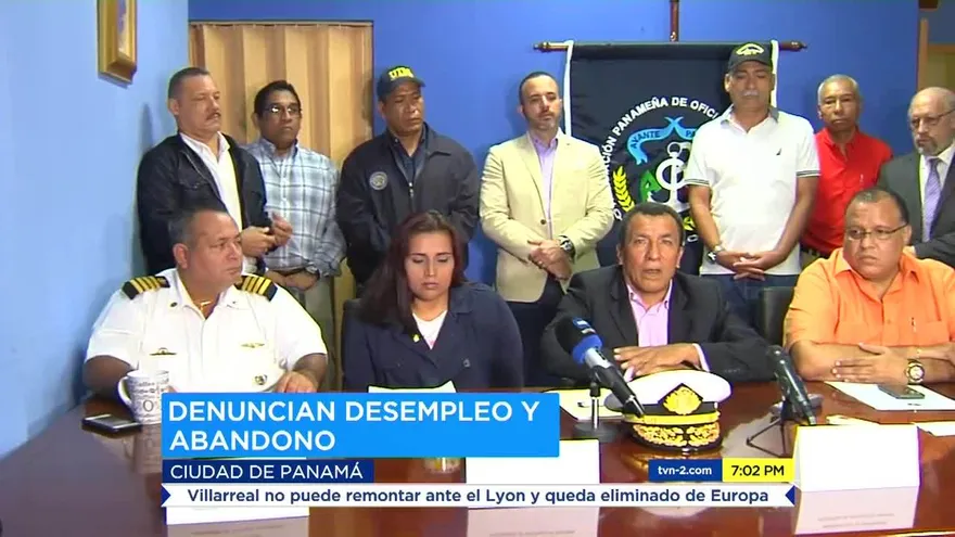 Marinos panameños protestan