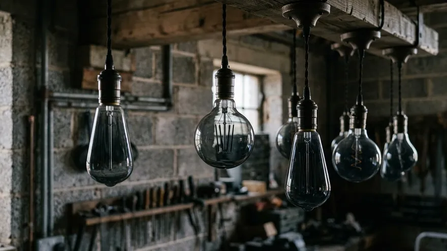 Imagen ilustrativa de bombillos sin luz