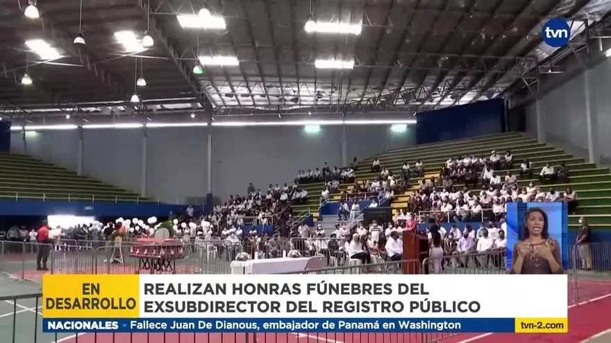 Realizan funeral del asesinado subdirector del Registro Público