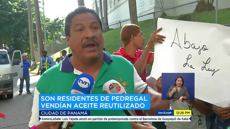 Residentes de Pedregal protestaron por prohibición del Minsa