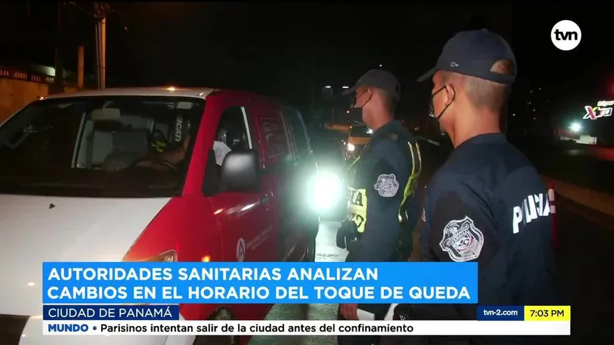 Evalúan cambiar el toque de queda