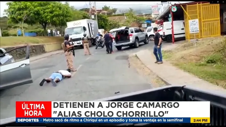 Capturan a 'Cholo Chorrillo' en Costa Rica