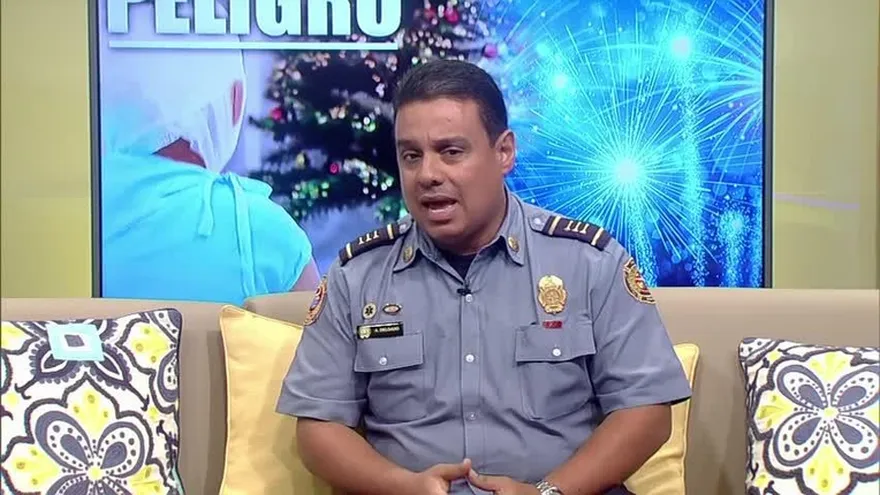 Ángel Delgado, capitán del Cuerpo de Bomberos de Panamá