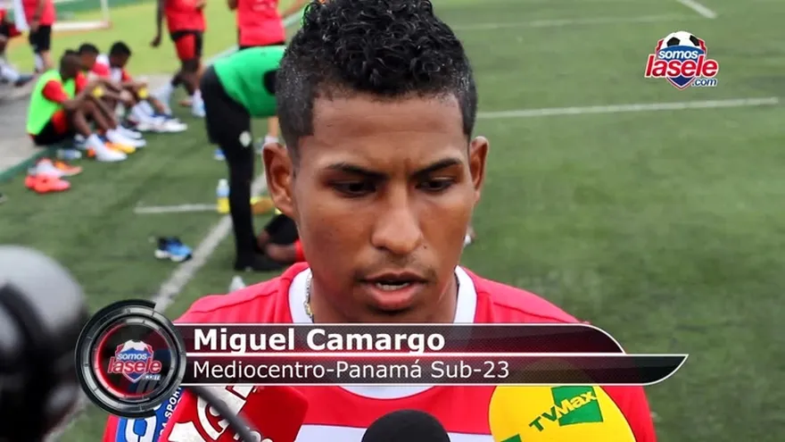 Miguel Camargo luego de los entrenamientos en el Cascarita