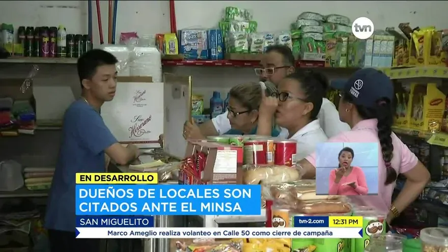 Operativo de salud en comercios de San Miguelito