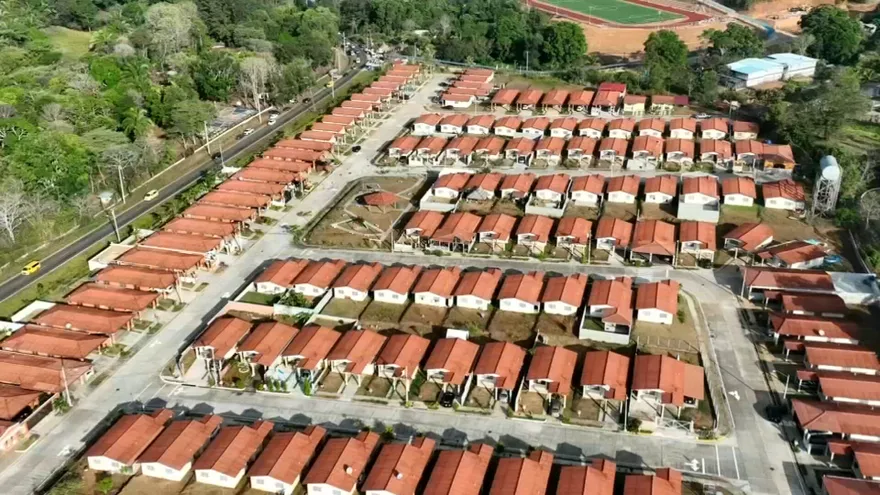 Imagen de una barriada en Panamá.