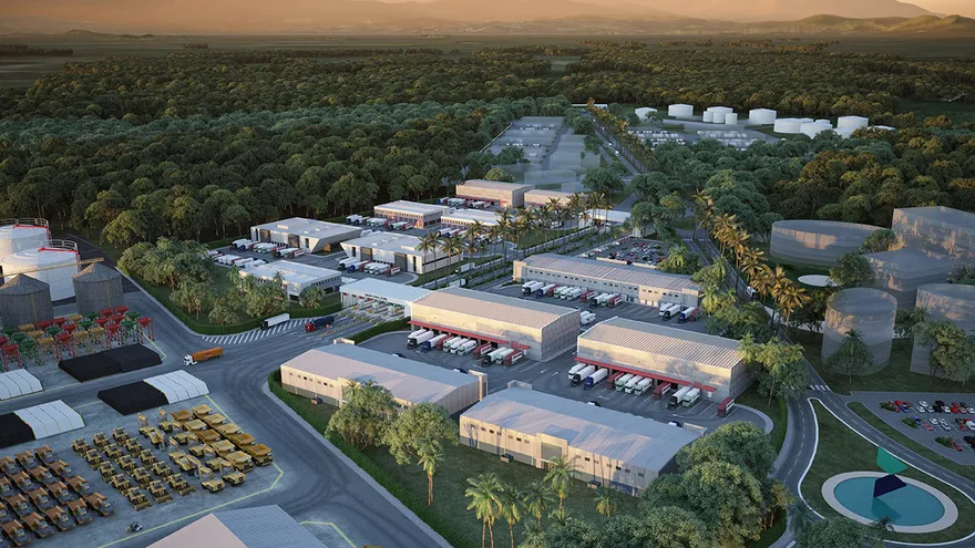 Maqueta de Puerto Barú