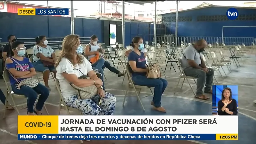 Baja asistencia en primer día de vacunación por barrido en Los Santos