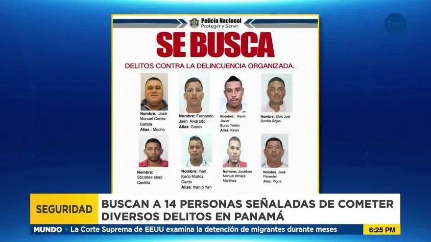 Policía divulga la lista de los más buscados