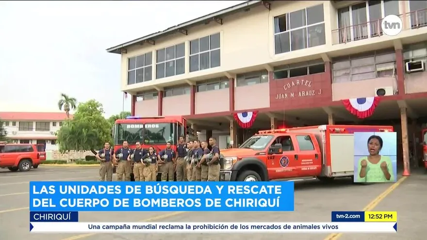 Bomberos de Chiriquí envía mensaje de apoyo durante pandemia