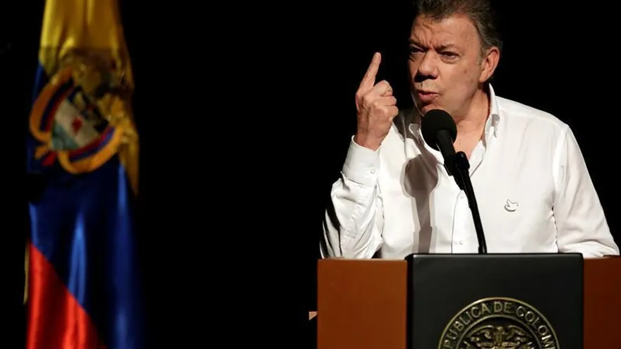 El presidente de Colombia, Juan Manuel Santos.