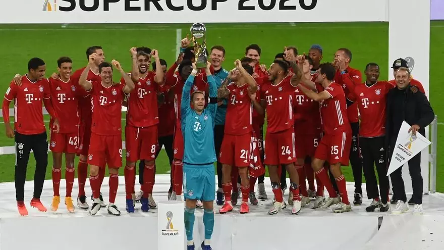 El Bayern gana 3-2 al Borussia Dortmund en la Supercopa de Alemania