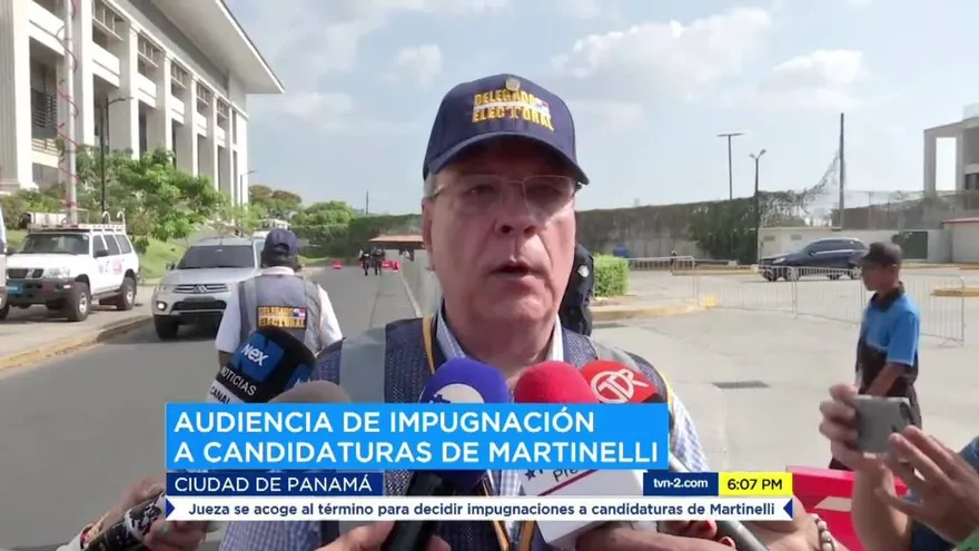 Se realiza audiencia de impugnación de las candidaturas de Martinelli