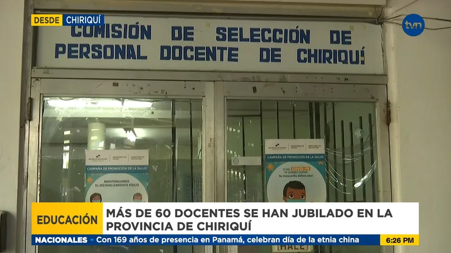 Jubilaciones de docentes está provocando la falta de educadores en Chiriquí
